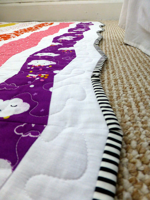 Tumbler Stacks Cot Quilt for Quilt Now