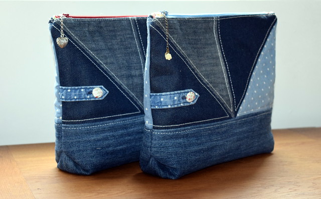 Recycled Denim Pouches