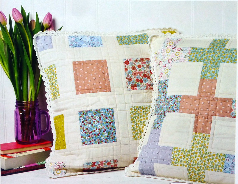 Garden Trellis Cushions (Pretty Patches June17)