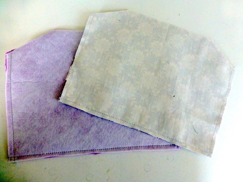framed purses sewn inside out